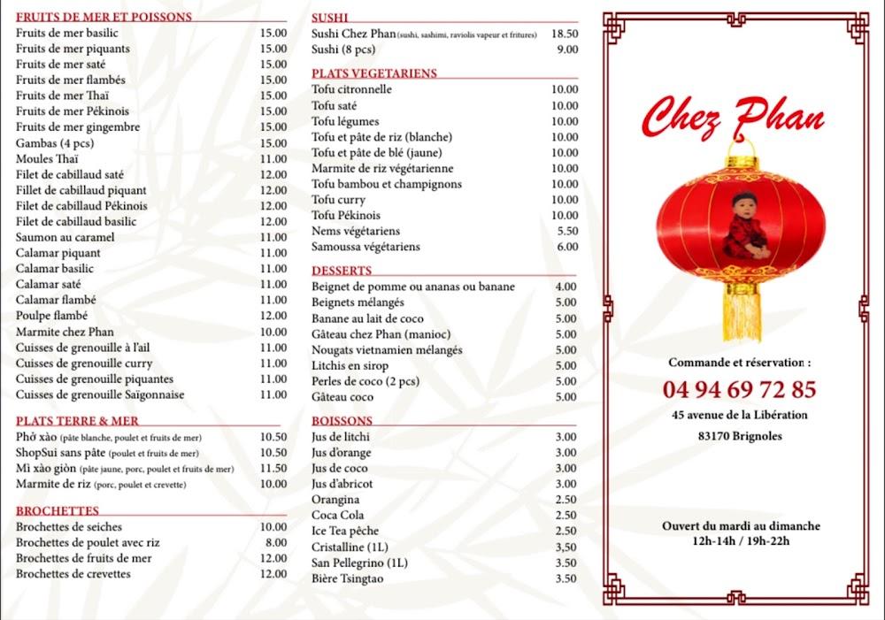 Phan Van-Khoan - Menu Image 1